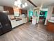 Spacious kitchen offers ample counter space, modern appliances and eat-in area at 589 Owls Den Rd, Lincolnton, NC 28092