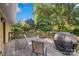 Spacious deck with barbeque and seating for entertaining at 6632 Candlewood Dr, Charlotte, NC 28210