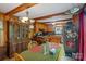 Warm and inviting kitchen with wood accents, a cozy dining area, and functional layout at 6632 Candlewood Dr, Charlotte, NC 28210