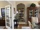 View of the dining room showing elegant furnishings and a view to an adjacent room at 860 Wynnshire Dr, Hickory, NC 28601