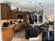 Spacious kitchen with granite countertops, stainless steel appliances, and breakfast bar at 860 Wynnshire Dr, Hickory, NC 28601