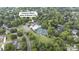An aerial view of the community pool, clubhouse, tennis courts and pond at 9605 Mountain Ivy Ct, Charlotte, NC 28210