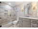 Bathroom features large shower and modern fixtures at 1008 Dumbarton Rd, Gastonia, NC 28054
