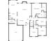 Detailed floor plan showcasing the layout of a home with bedrooms, bathrooms, kitchen, and living areas at 11103 Fox Cove Dr, Charlotte, NC 28273