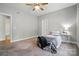 Relaxing bedroom with carpet floor, large window and neutral wall at 170 Saint James Way, Salisbury, NC 28147