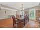 Spacious dining room featuring hardwood floors and multiple windows at 1921 Williford Woods Ln, Rock Hill, SC 29730
