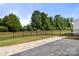 This patio features stone pavers and a beautiful view of the fenced-in yard at 20241 Dovekie Ln, Indian Land, SC 29707