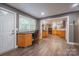 Kitchen with granite countertops, stainless steel appliances, and wood cabinets at 2509 1St St, Statesville, NC 28677