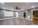 Large living room features new floors, updated fixtures and abundant space for living and entertaining at 2509 1St St, Statesville, NC 28677
