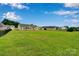 Expansive backyard with green grass perfect for outdoor activities and Gathering gatherings at 275 Dorothy Dr, China Grove, NC 28023
