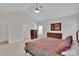 Elegant main bedroom featuring vaulted ceilings and plush carpeting at 275 Dorothy Dr, China Grove, NC 28023