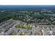 This aerial view shows the neighborhood's layout and the home's proximity to Bridge Mill Clubhouse at 3159 Hartson Pointe Dr, Fort Mill, SC 29707