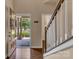 Inviting foyer with hardwood floors and staircase, creating a welcoming entrance to the home at 3159 Hartson Pointe Dr, Fort Mill, SC 29707