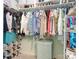 Well-organized closet space with ample shelving and hanging rods for optimal storage solutions at 342 Battery Cir, Clover, SC 29710