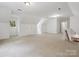 Large bonus room featuring carpet floors, recessed lighting, dormers and lots of natural light at 3701 Bounty Ct, Matthews, NC 28104