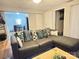 Inviting living room featuring a comfortable sectional sofa with stylish throw pillows at 409 W Norment Ave, Gastonia, NC 28052