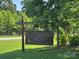 Rustic community sign for Colony Harbor featuring wooden posts, and subtle nautical design elements at 4278 Harbor Ln, Sherrills Ford, NC 28673