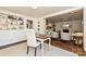 View of the living room from the office, showcasing the open layout of the home at 5301 Addison Dr, Charlotte, NC 28211