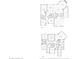 Detailed floor plan of the home showcasing the layout and dimensions of each room on two floors at 7327 Snowbird Ct, Mint Hill, NC 28227