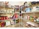 Walk-in pantry with ample shelving, and organized food storage solutions at 7327 Snowbird Ct, Mint Hill, NC 28227