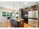 Spacious kitchen with stainless steel appliances, granite countertops, island, and breakfast nook at 1006 Spring Rose Ln, Matthews, NC 28104