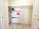 Spacious closet with shelving and clothing bar offers ample storage space at 1323 Queens Rd # 327, Charlotte, NC 28207
