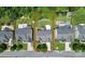 Aerial view of the home with an outlined border at 1427 Rosemont Dr, Indian Land, SC 29707