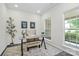 Well-lit home office featuring a desk, chair, rug, and natural light from two windows at 1427 Rosemont Dr, Indian Land, SC 29707