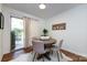 Charming dining area with seating for four and access to outdoor patio at 2620 Park Rd # F, Charlotte, NC 28209