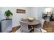 Cozy dining area featuring a round table and comfortable chairs at 2620 Park Rd # F, Charlotte, NC 28209