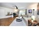 Cozy living room features stylish furnishings and a relaxing atmosphere at 2620 Park Rd # F, Charlotte, NC 28209