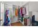 Walk-in closet with ample storage space, including shelves and hanging rods for organization at 307 Nc Hwy 49 S Hwy, Richfield, NC 28137
