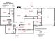 Detailed floor plan showcasing the layout of the residence, including room dimensions and features at 307 Nc Hwy 49 S Hwy, Richfield, NC 28137