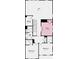 This is the floor plan of the second floor featuring a loft, study, bathroom, and two bedrooms at 3128 Beacon Heights Rd, Indian Land, SC 29707
