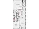This is the floor plan of the first floor featuring the Gathering Room, Kitchen, Dining Area, and 2-Car Garage at 3128 Beacon Heights Rd, Indian Land, SC 29707
