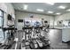 Well-equipped fitness center with elliptical machines and other cardio equipment at 4022 Perth Rd, Indian Land, SC 29707