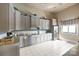 Well-lit kitchen with stainless steel appliances, granite countertops, and tile backsplash at 4022 Perth Rd, Indian Land, SC 29707
