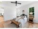 Cozy bedroom with hardwood floors and decorative accents at 419 Solomon St, Charlotte, NC 28216