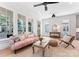 Bright living room with large windows and natural light at 419 Solomon St, Charlotte, NC 28216