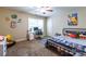 Charming bedroom features carpeted floors, natural light, and desk area for learning at 4203 Flint Dr, Lancaster, SC 29720