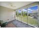 Relaxing screened-in porch with view of green lawn at 44424 Oriole Dr # 200, Indian Land, SC 29707