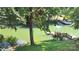 Stunning lake view with a private dock and lush greenery at 729 Victoria Ln, Hickory, NC 28601
