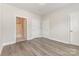 The bedroom has plenty of open space and multiple doors for easy access at 9271 Meadow Vista Rd, Charlotte, NC 28213