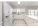 Well-lit kitchen features white appliances and cabinets and ample counter space at 9271 Meadow Vista Rd, Charlotte, NC 28213