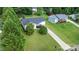Charming single-story home with a well-maintained lawn and mature trees, located in a quiet neighborhood at 1265 39Th Street Cir, Hickory, NC 28602