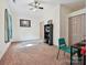 Bedroom with carpet, ceiling fan, and closet at 14019 Fountain Ln, Charlotte, NC 28278