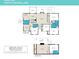 Detailed floor plan showcasing the layout of both the main and lower levels, including room dimensions at 14019 Fountain Ln, Charlotte, NC 28278
