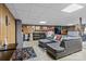 Spacious basement with a comfortable lounge area, perfect for relaxing and entertaining at 143 Bostian Lake Rd, Statesville, NC 28677