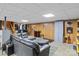 Fully finished basement with entertainment area, perfect for gatherings and recreation at 143 Bostian Lake Rd, Statesville, NC 28677