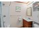 Cozy bathroom with vanity, mirror, and shower at 143 Bostian Lake Rd, Statesville, NC 28677